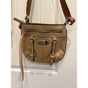 Franco Sarto Beige Crossbody Bag